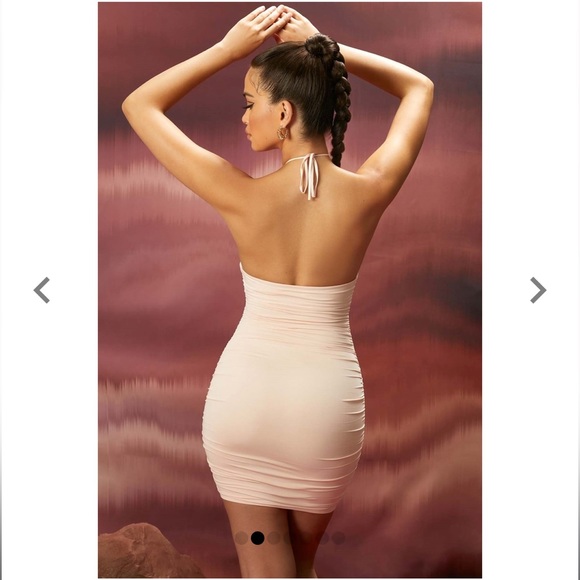 Oh Polly Keyhole Halter Mini Dress - Picture 2 of 5